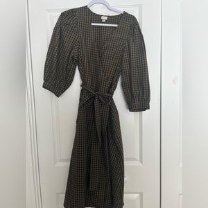 A New Day Blue/Green Checkered Dress